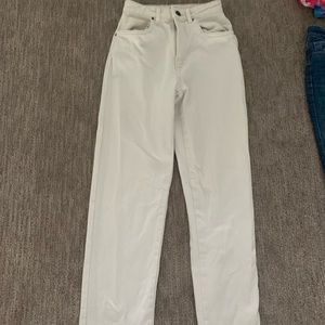Cotton on cream jeans